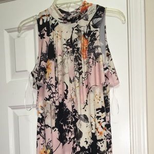 Floral dress.